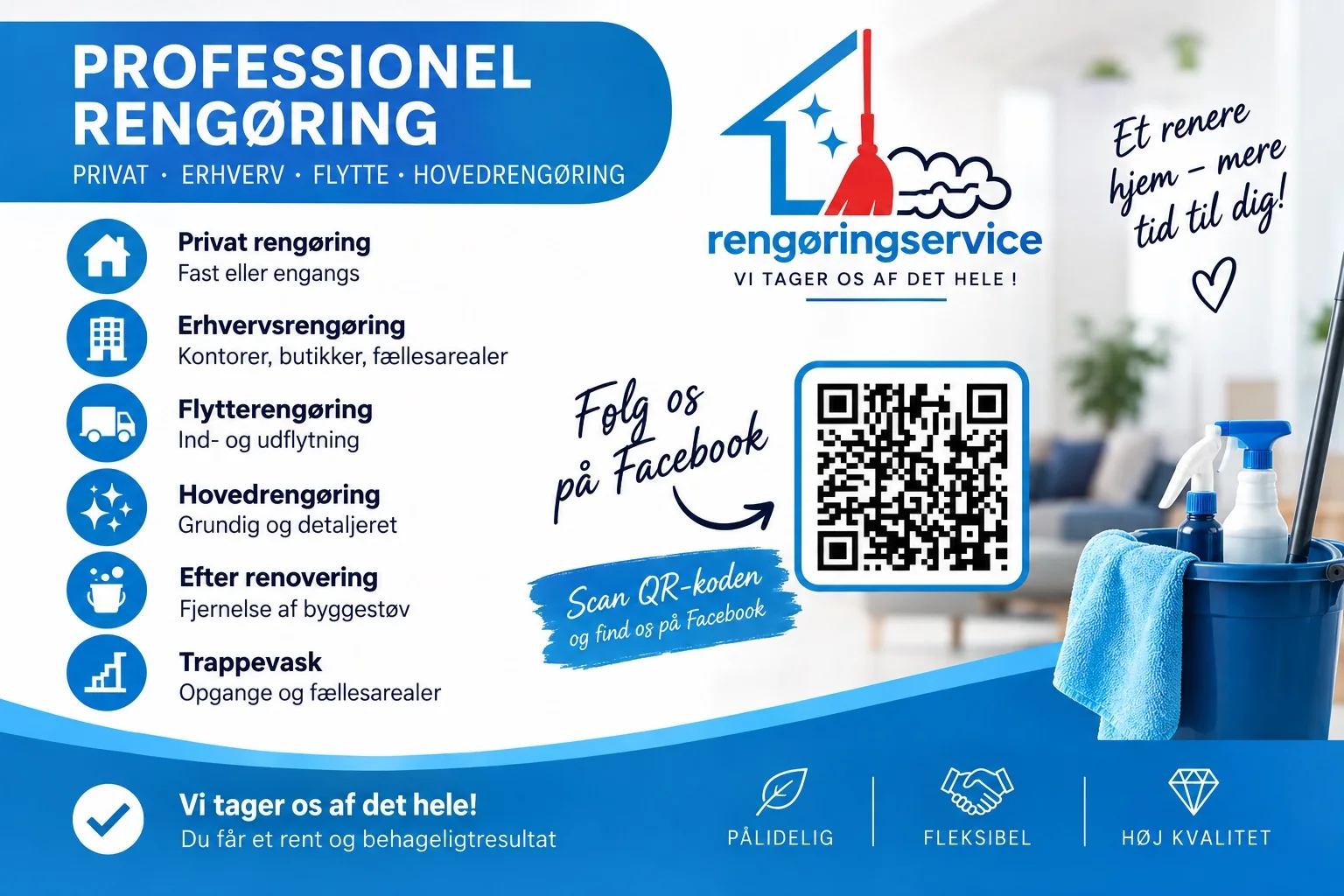 Rengøringsservice – professionel rengøring