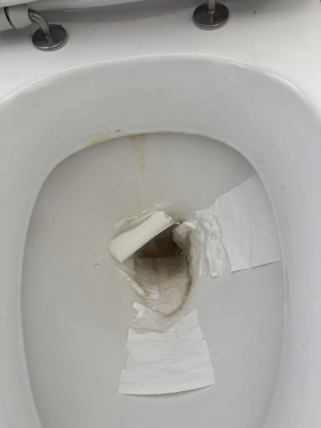 Toilet før grundig rengøring